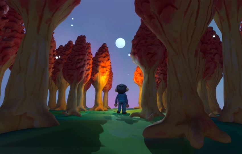 Surreal handcrafted animation in Sense of Nowhere, a VR experience by Hsin Hsuan Yeh