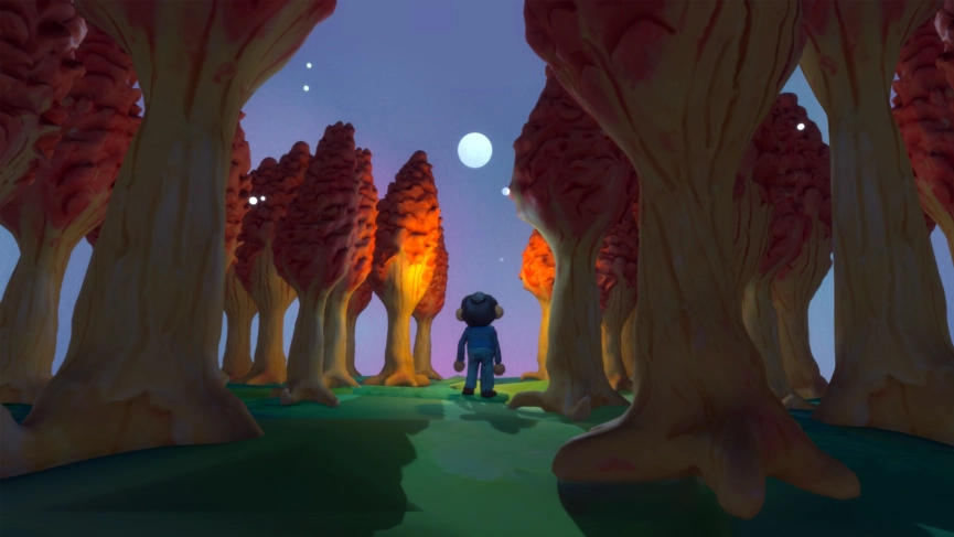 Surreal handcrafted animation in Sense of Nowhere, a VR experience by Hsin Hsuan Yeh
